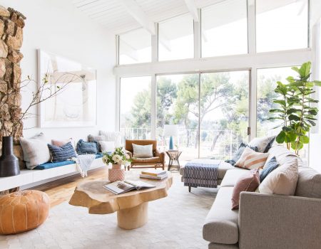 Emily-Henderson_Living-Room_Staged-To-Sell_Boho_Mid-Century_Eclectic_Blue_White_Styled_Couch_Sectional_Staged12